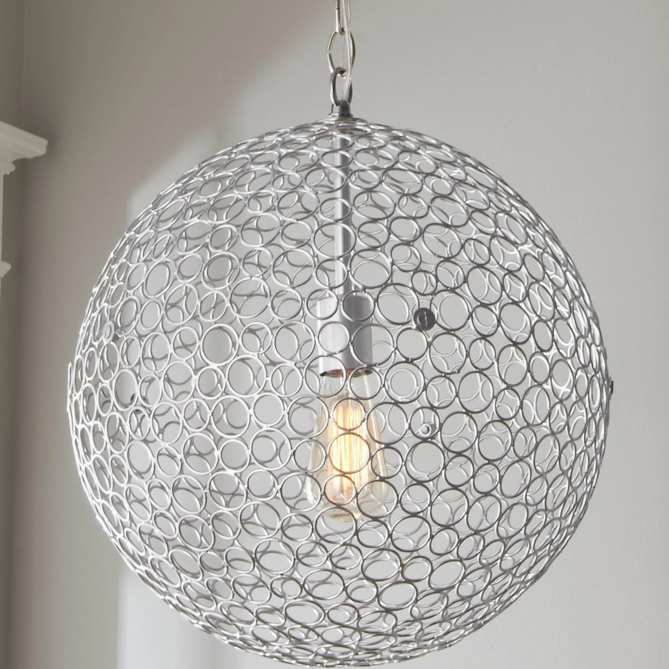 Circles Sphere Pendant - Medium