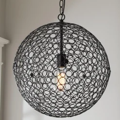 Circles Sphere Pendant - Medium