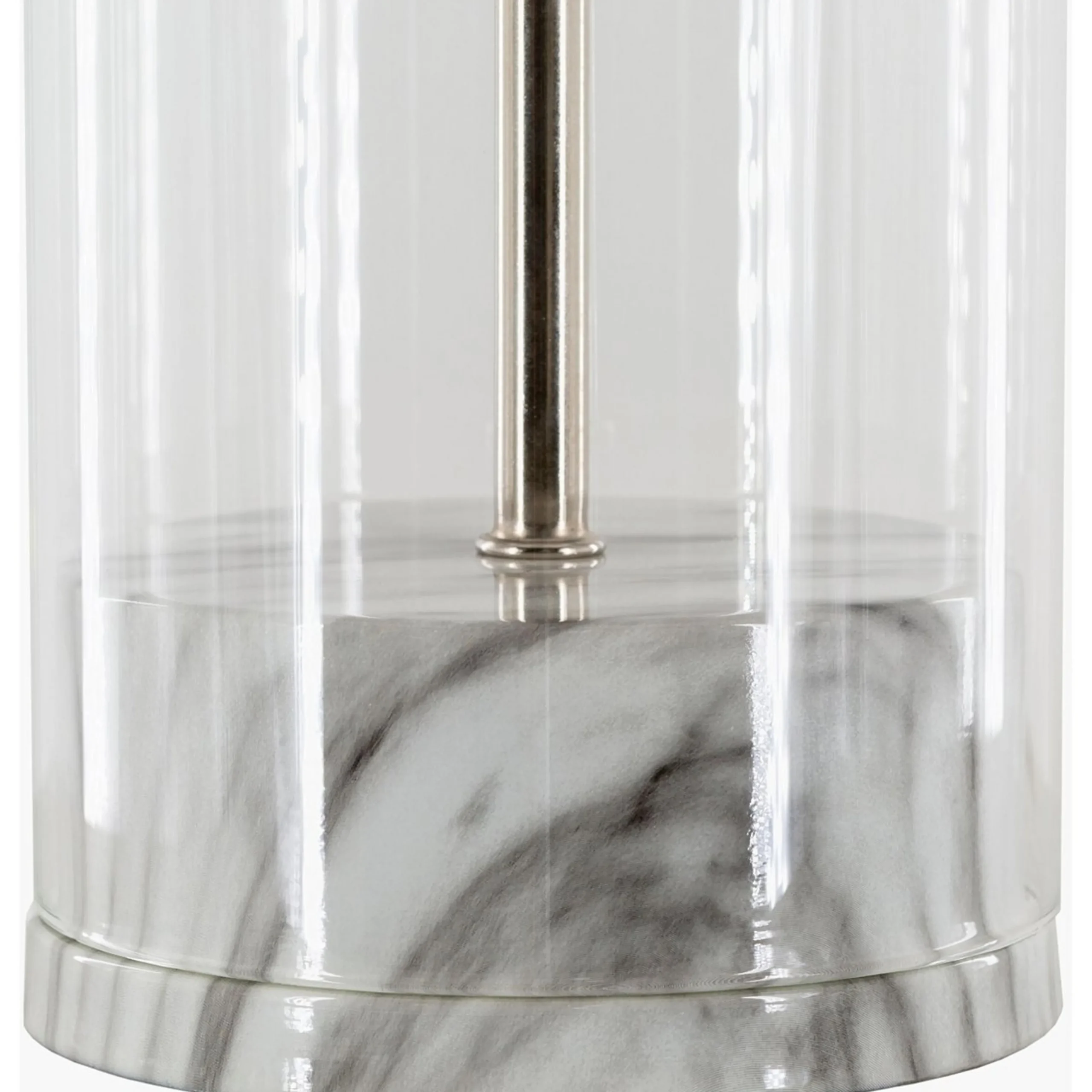 Clara Table Lamp - Faux Marble