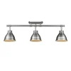 Classic Dome Shade Metal Track Light
