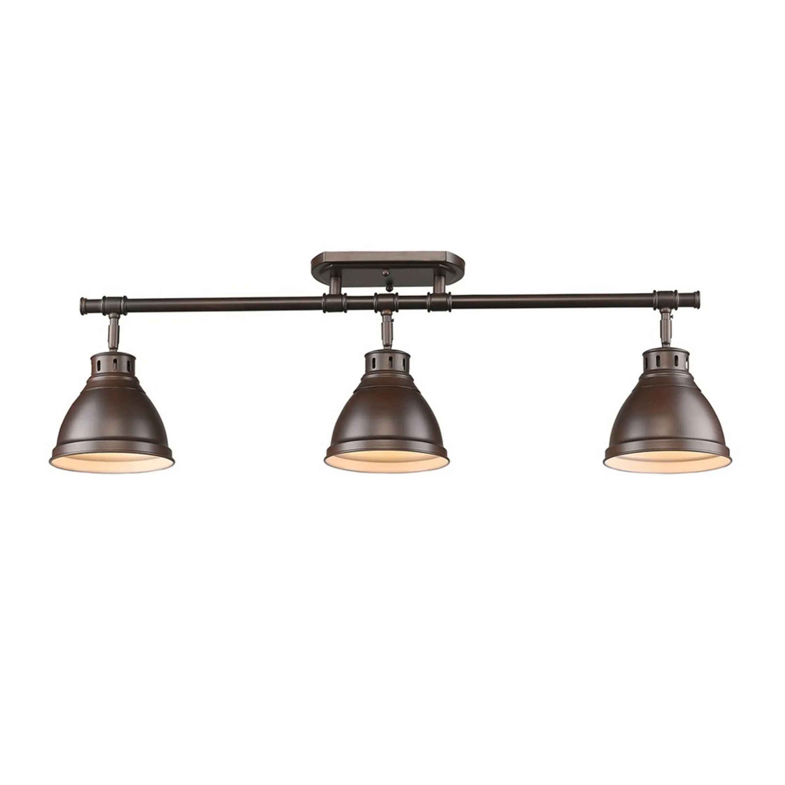 Classic Dome Shade Metal Track Light