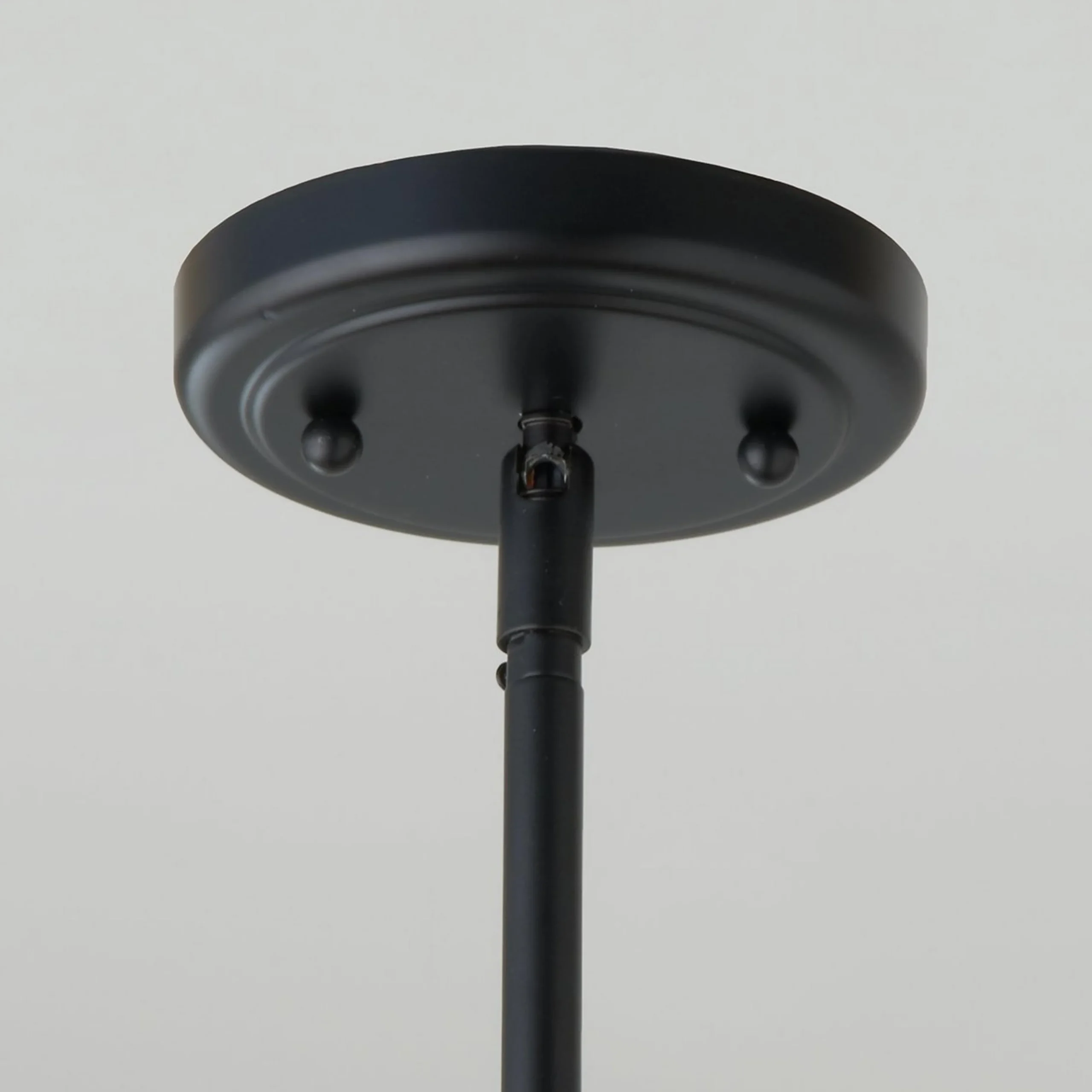 Classic Dome Shade Pendant Light with Rod - Large