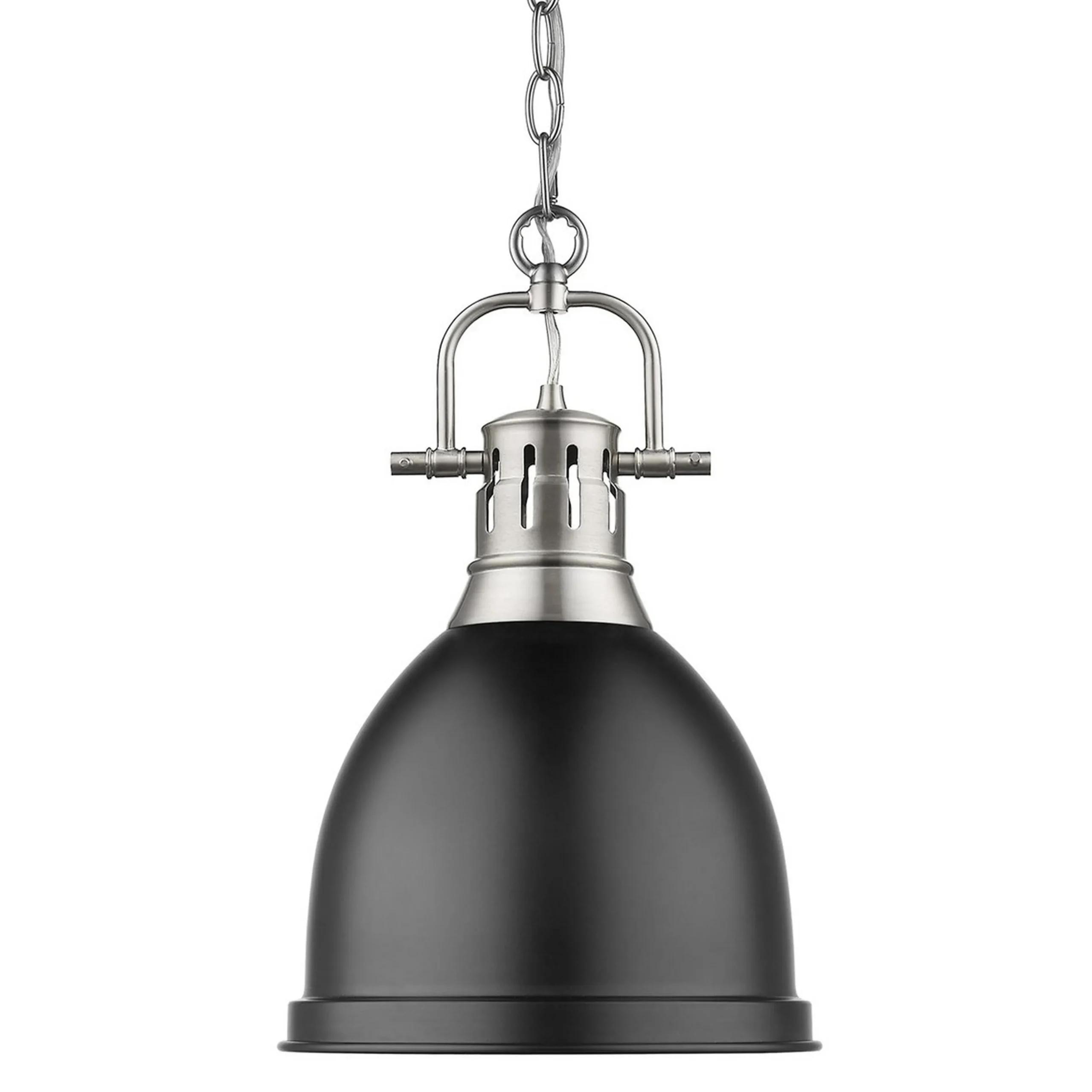 Classic Dome Shade Pendant Light with Chain - Small