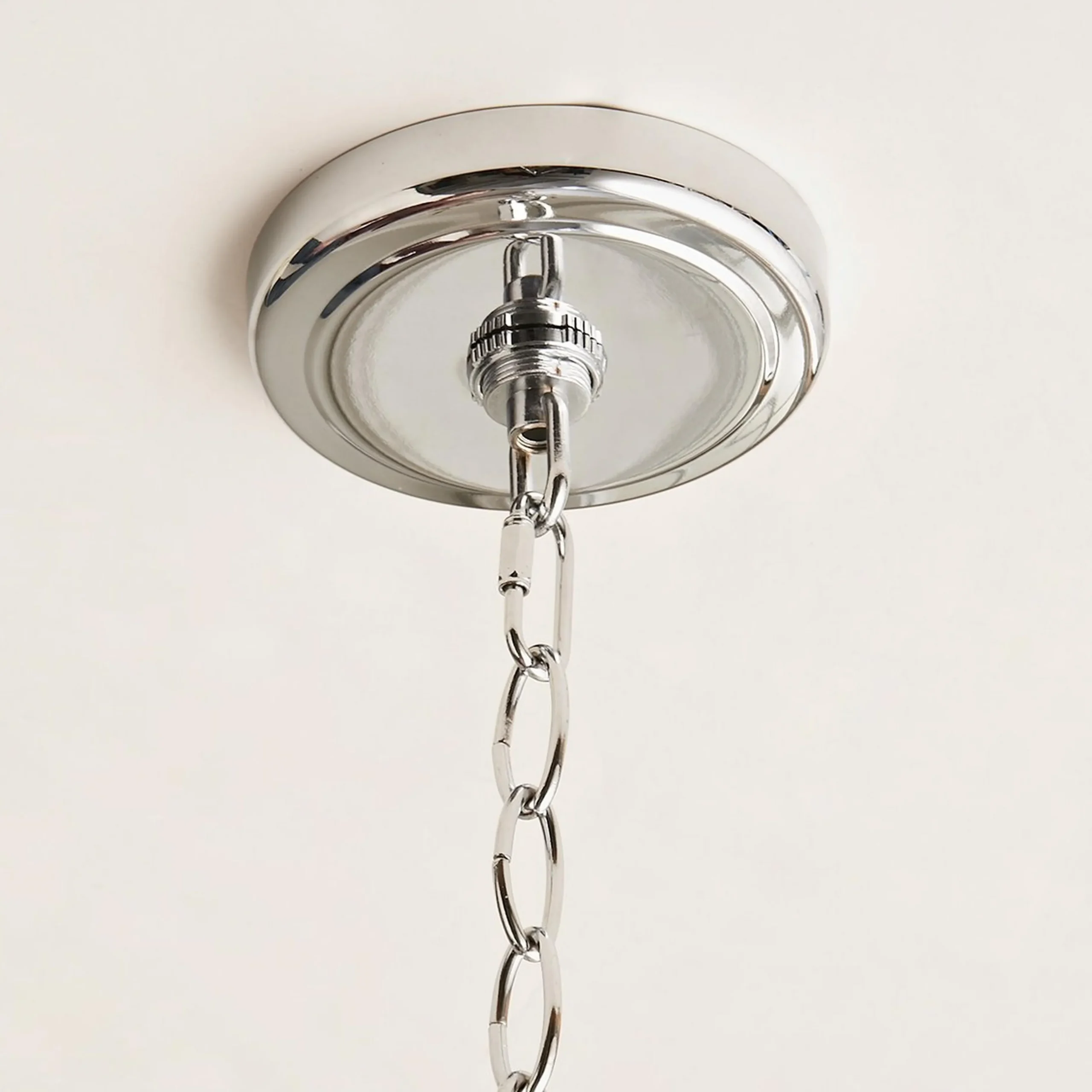 Classic Dome Shade Pendant Light with Chain - Large
