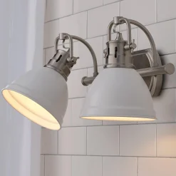 Classic Dome Shade Vanity Light - 2 Light