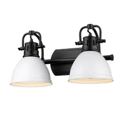 Classic Dome Shade Vanity Light - 2 Light