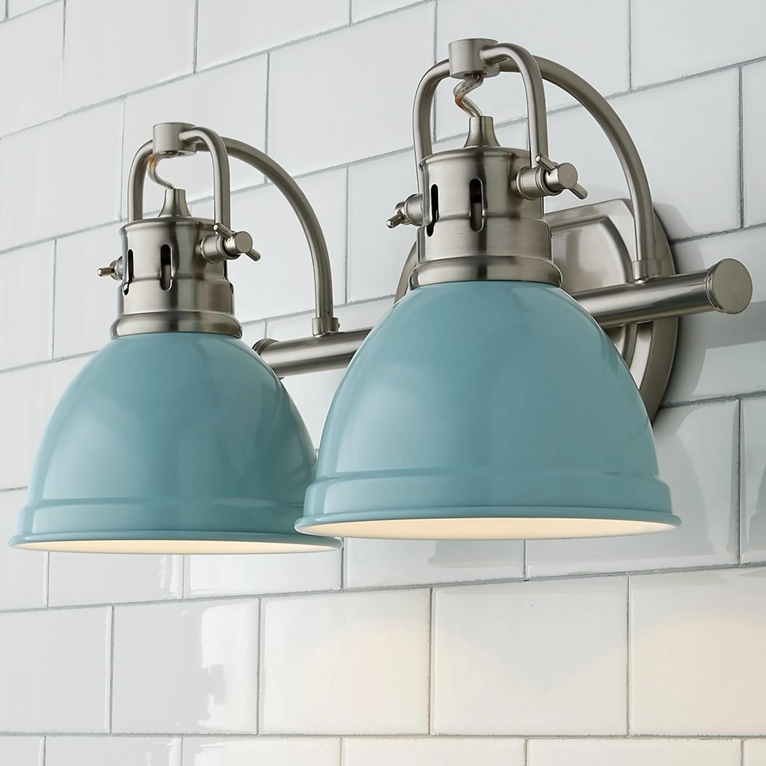 Classic Dome Shade Vanity Light - 2 Light