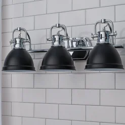 Classic Dome Shade Vanity Light - 3 Light