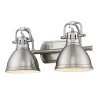 Classic Dome Shade Vanity Light - 2 Light
