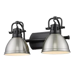 Classic Dome Shade Vanity Light - 2 Light
