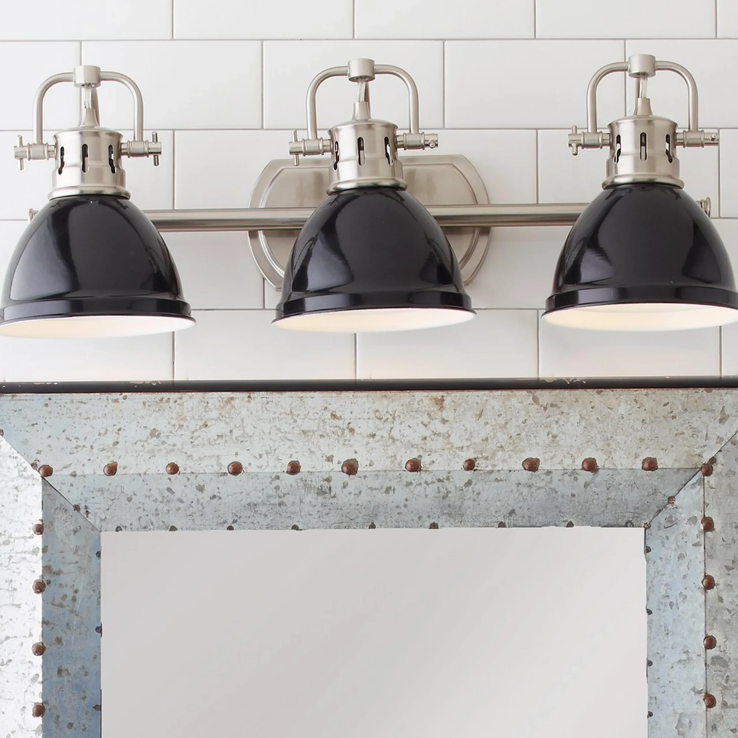Classic Dome Shade Vanity Light - 3 Light