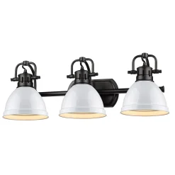 Classic Dome Shade Vanity Light - 3 Light