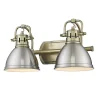 Classic Dome Shade Vanity Light - 2 Light