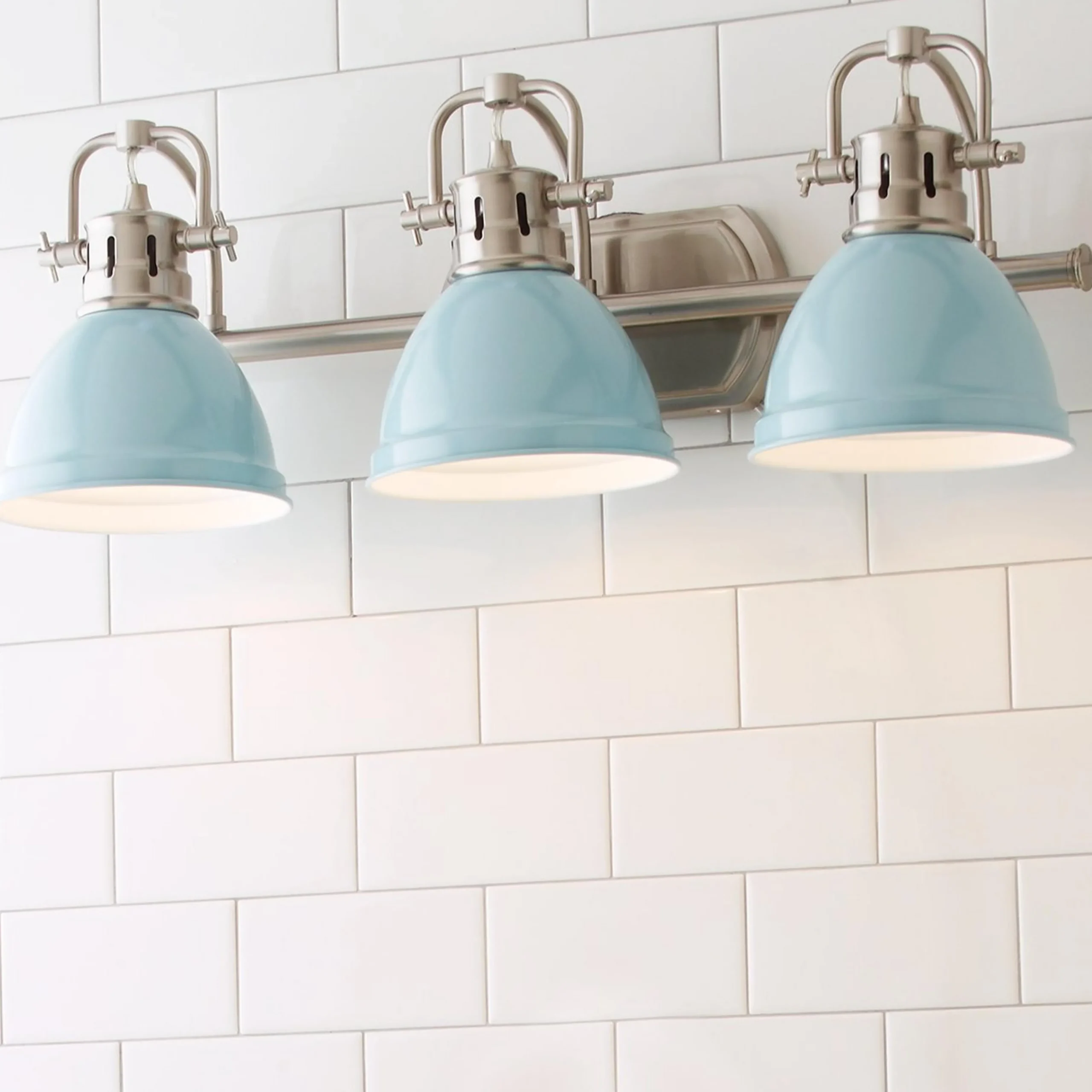Classic Dome Shade Vanity Light - 3 Light