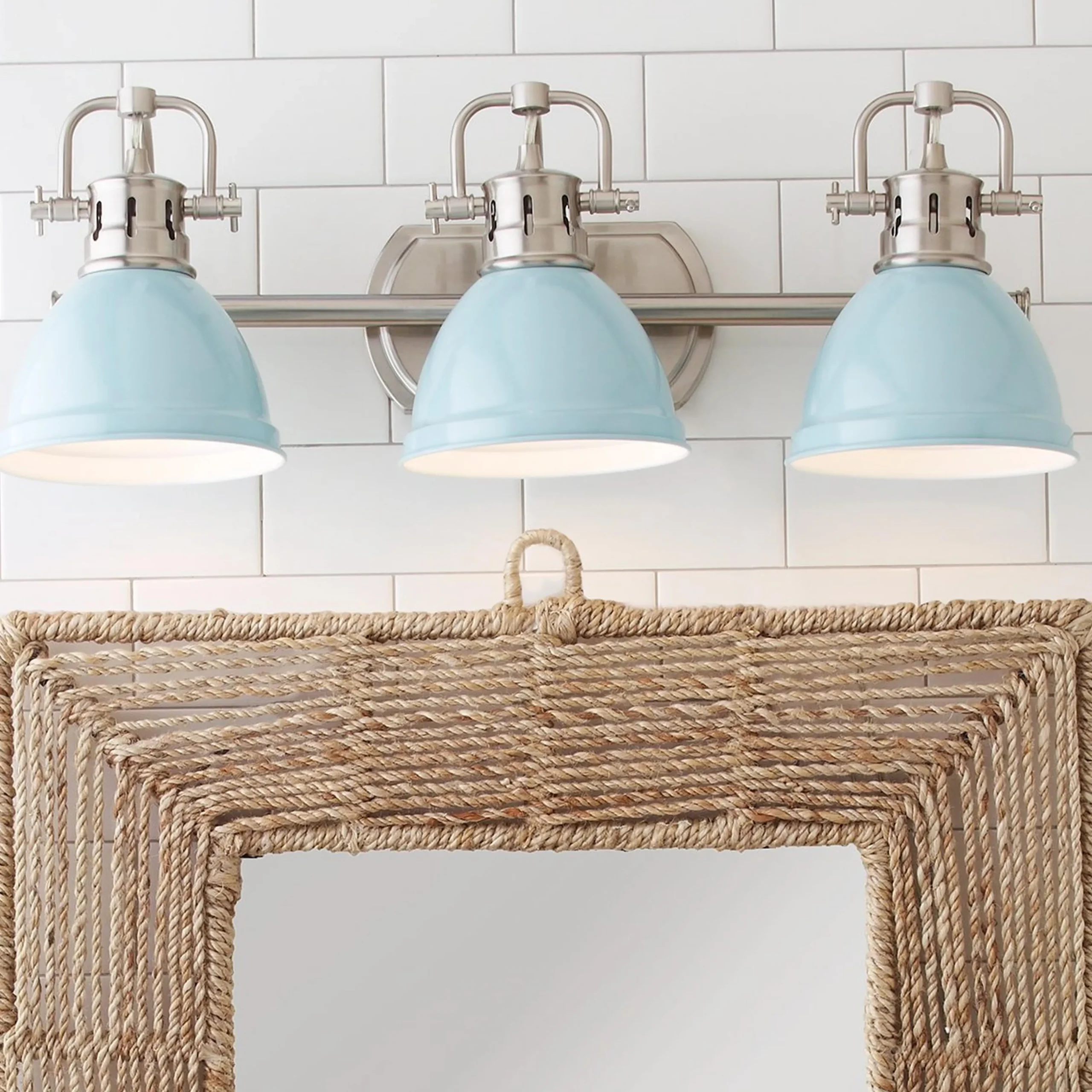 Classic Dome Shade Vanity Light - 3 Light