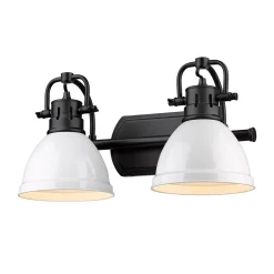 Classic Dome Shade Vanity Light - 2 Light