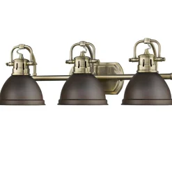 Classic Dome Shade Vanity Light - 3 Light