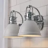 Classic Dome Shade Vanity Light - 2 Light
