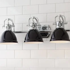 Classic Dome Shade Vanity Light - 3 Light