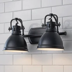 Classic Dome Shade Vanity Light - 2 Light