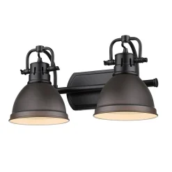 Classic Dome Shade Vanity Light - 2 Light