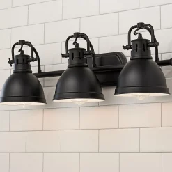 Classic Dome Shade Vanity Light - 3 Light