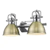 Classic Dome Shade Vanity Light - 2 Light