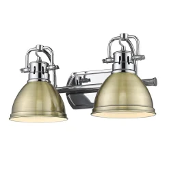Classic Dome Shade Vanity Light - 2 Light