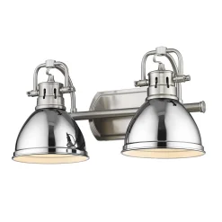 Classic Dome Shade Vanity Light - 2 Light