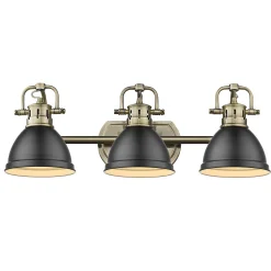 Classic Dome Shade Vanity Light - 3 Light