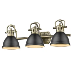 Classic Dome Shade Vanity Light - 3 Light