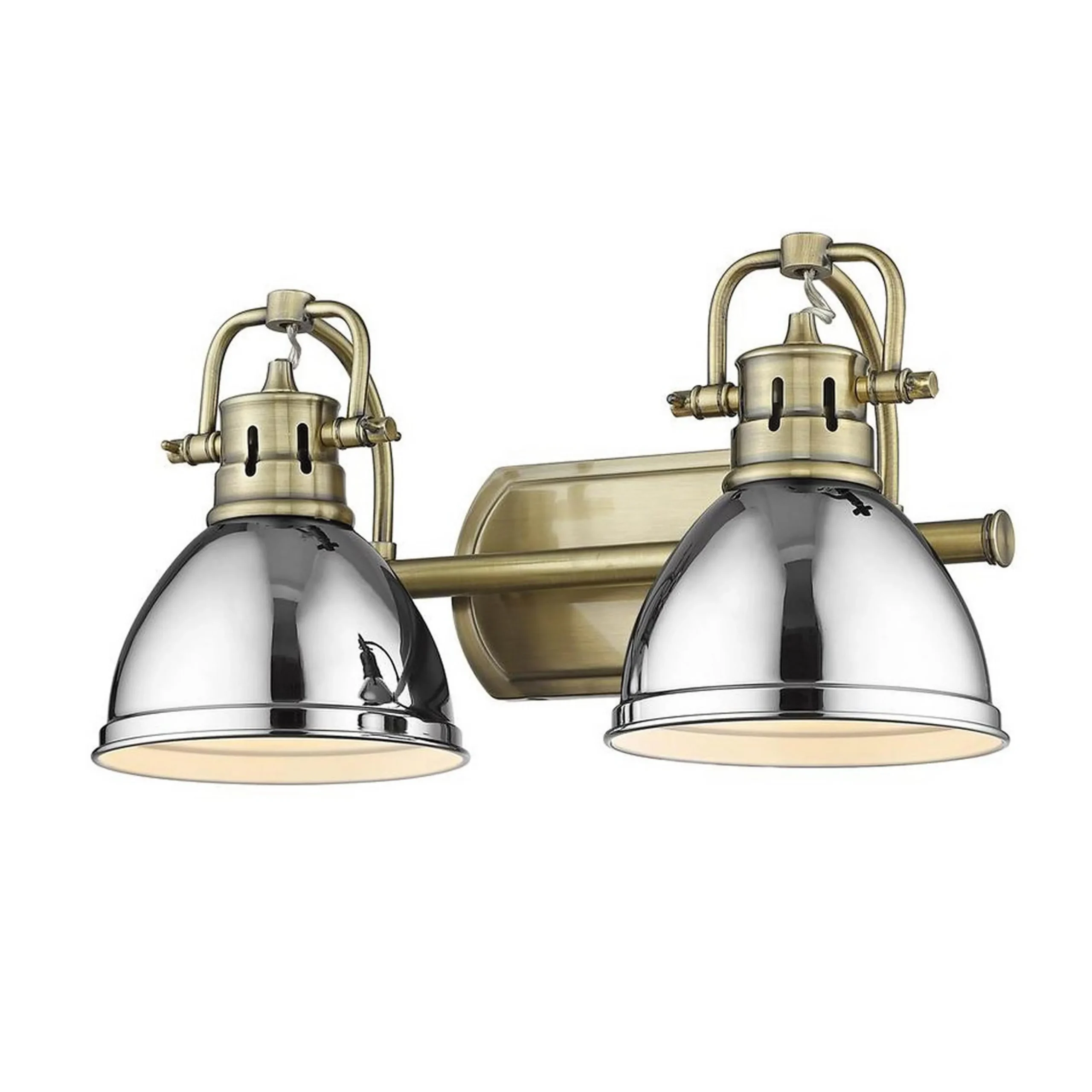 Classic Dome Shade Vanity Light - 2 Light