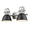 Classic Dome Shade Vanity Light - 2 Light