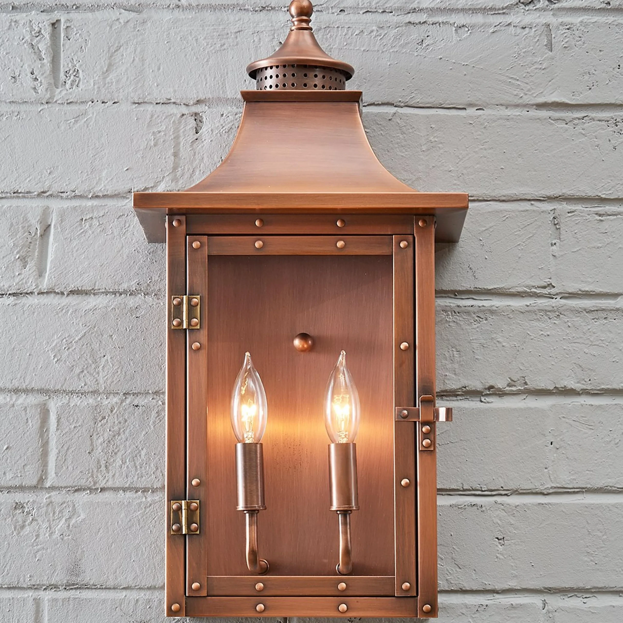 Classic Vented Hood Outdoor Sconce - Large