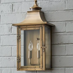 Classic Vented Hood Outdoor Sconce - Large