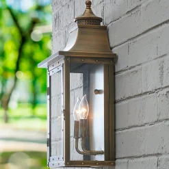 Classic Vented Hood Outdoor Sconce - Large