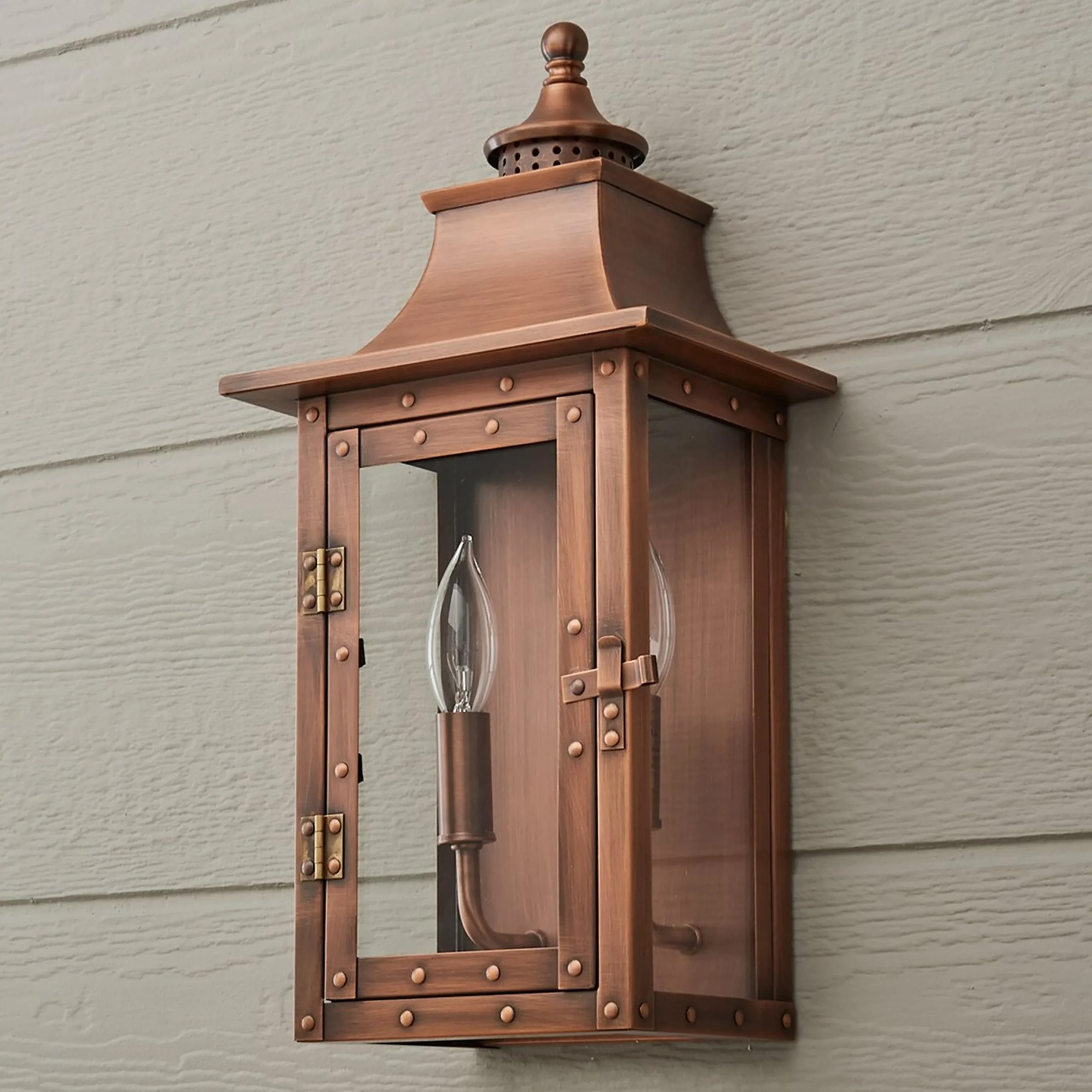 Classic Vented Hood Outdoor Sconce - Small