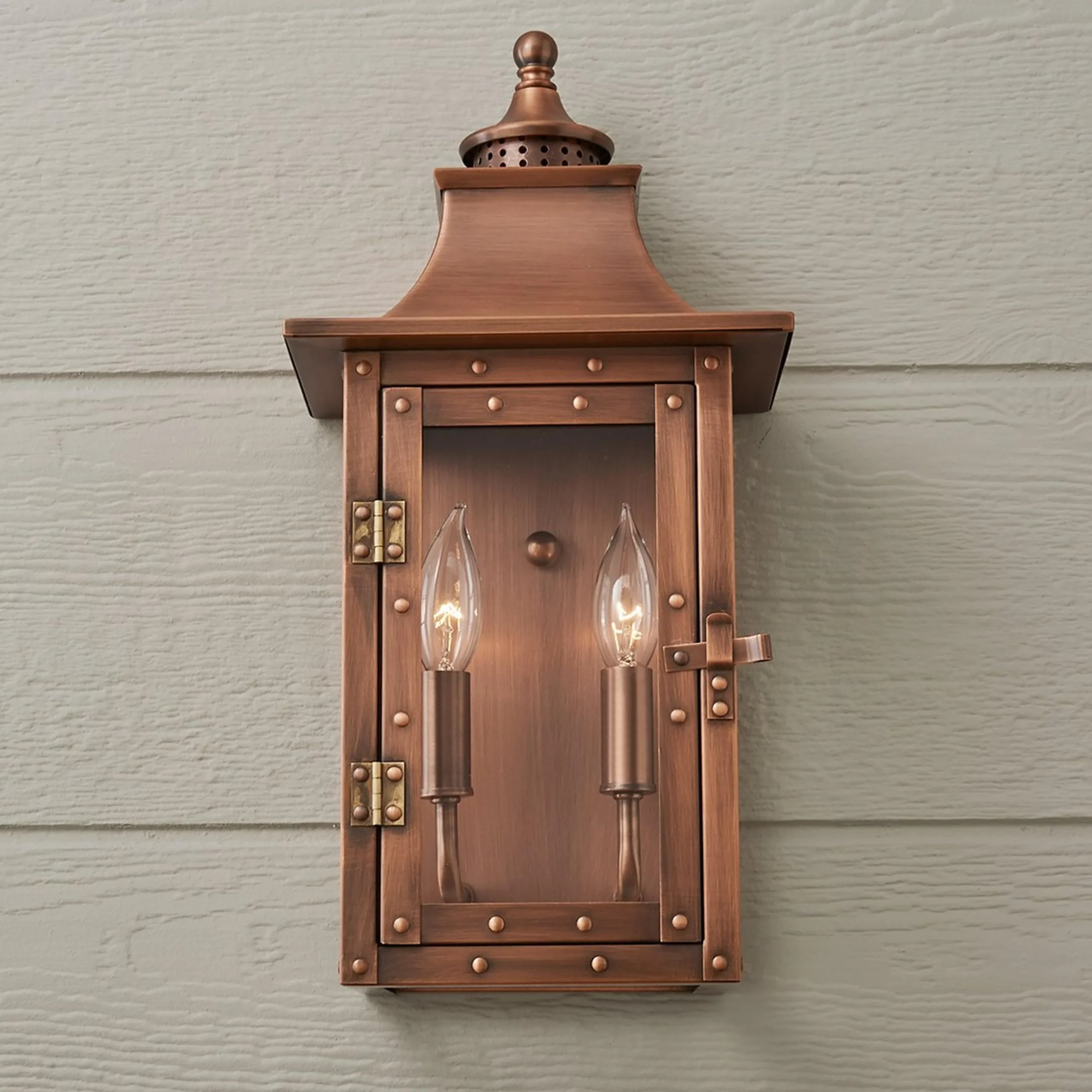 Classic Vented Hood Outdoor Sconce - Small