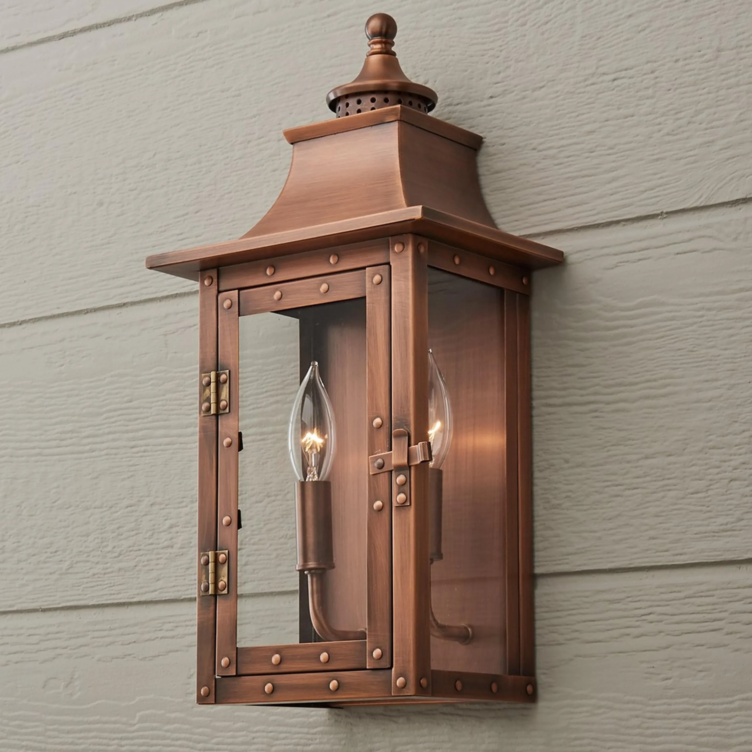 Classic Vented Hood Outdoor Sconce - Small