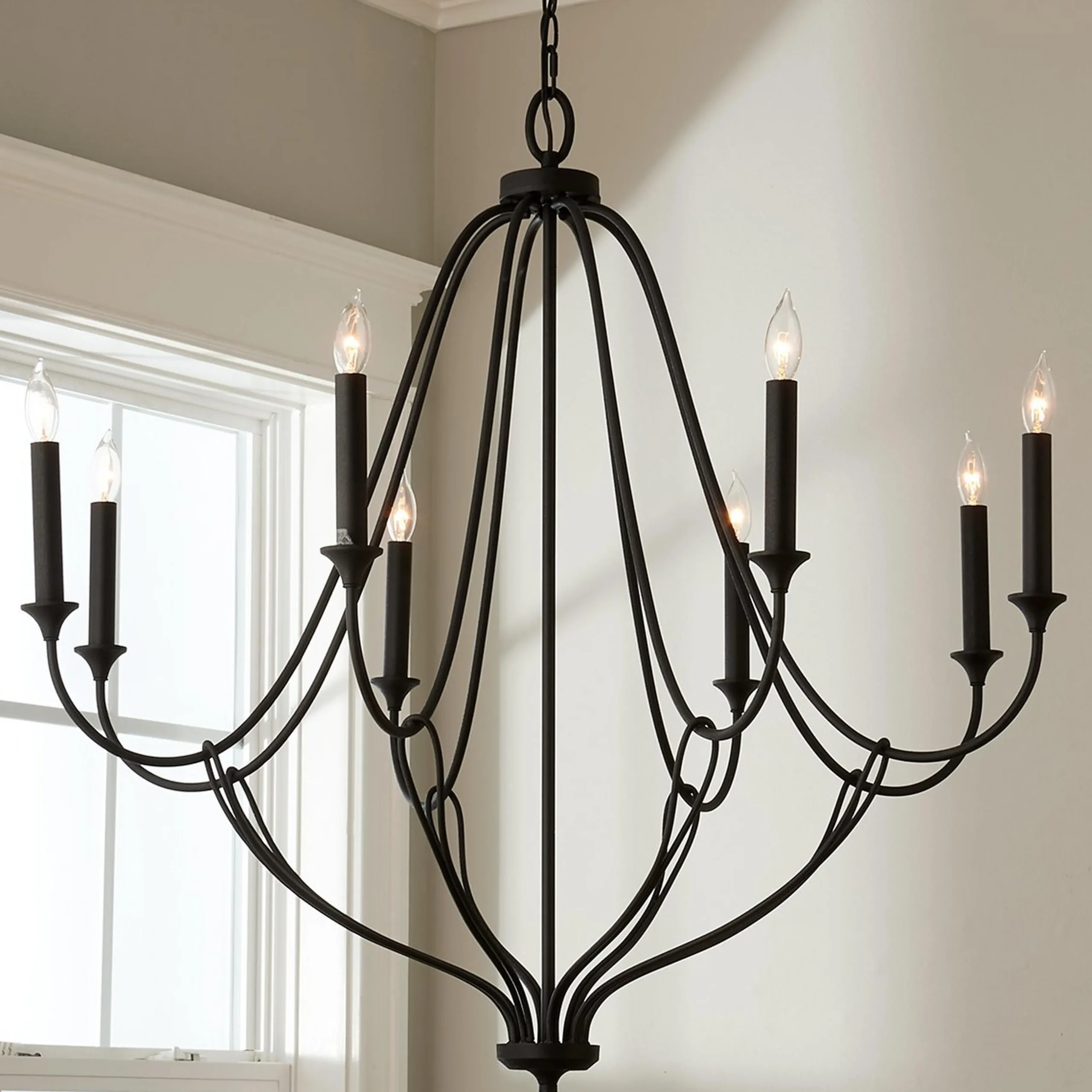 Claude Chandelier - 8 Light
