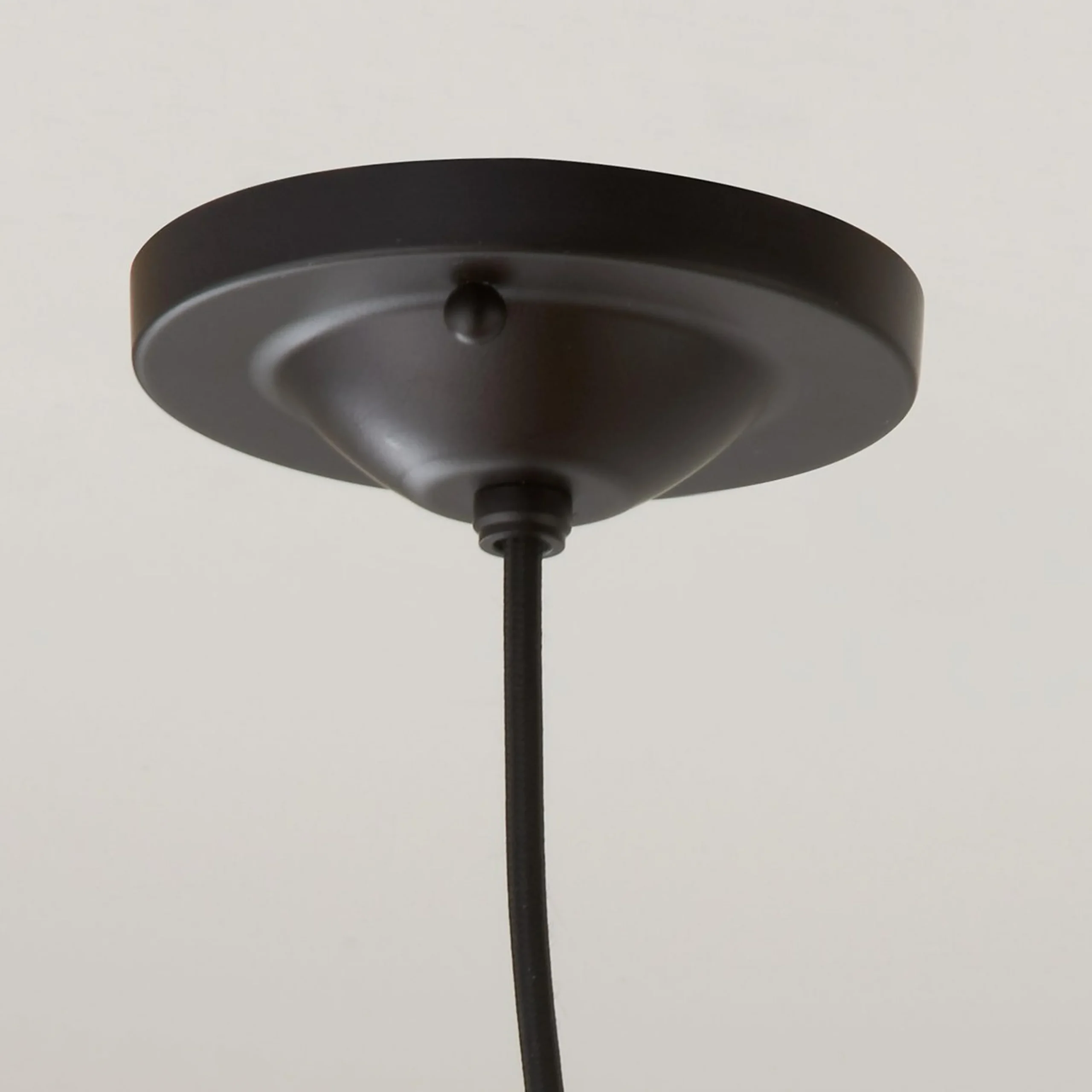 Clear Glass Dome Industrial Pendant