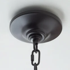 Clear Glass Globe Industrial Pendant
