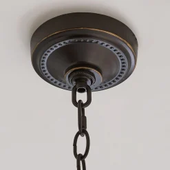 Clear Glass Sphere Chandelier