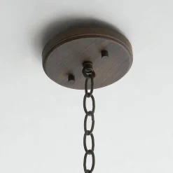 Coastal Cottage Rope Globe Pendant