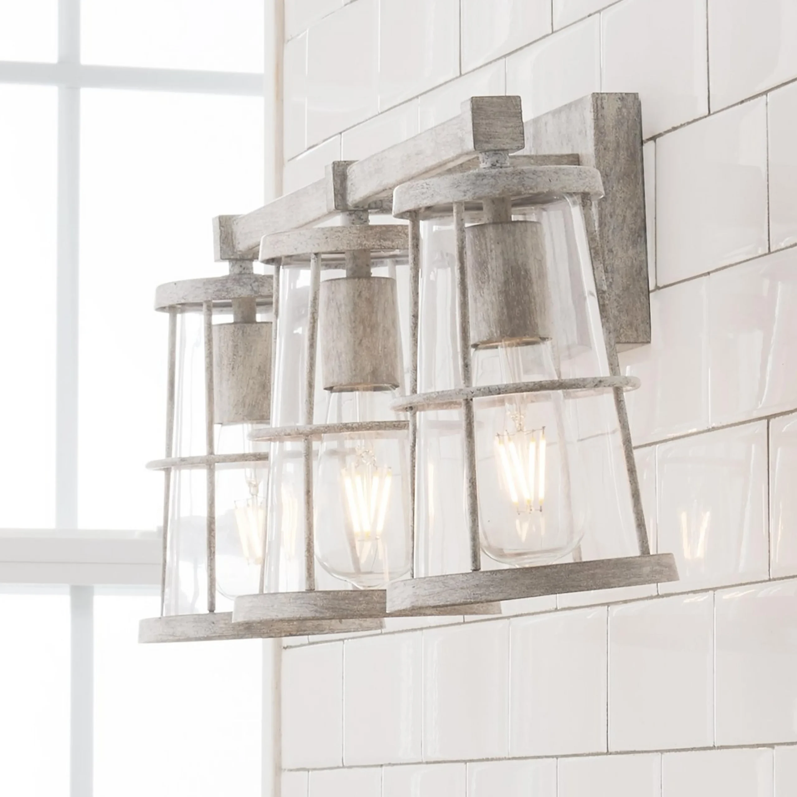 Coastal Cottage Vanity Light - 3 Light