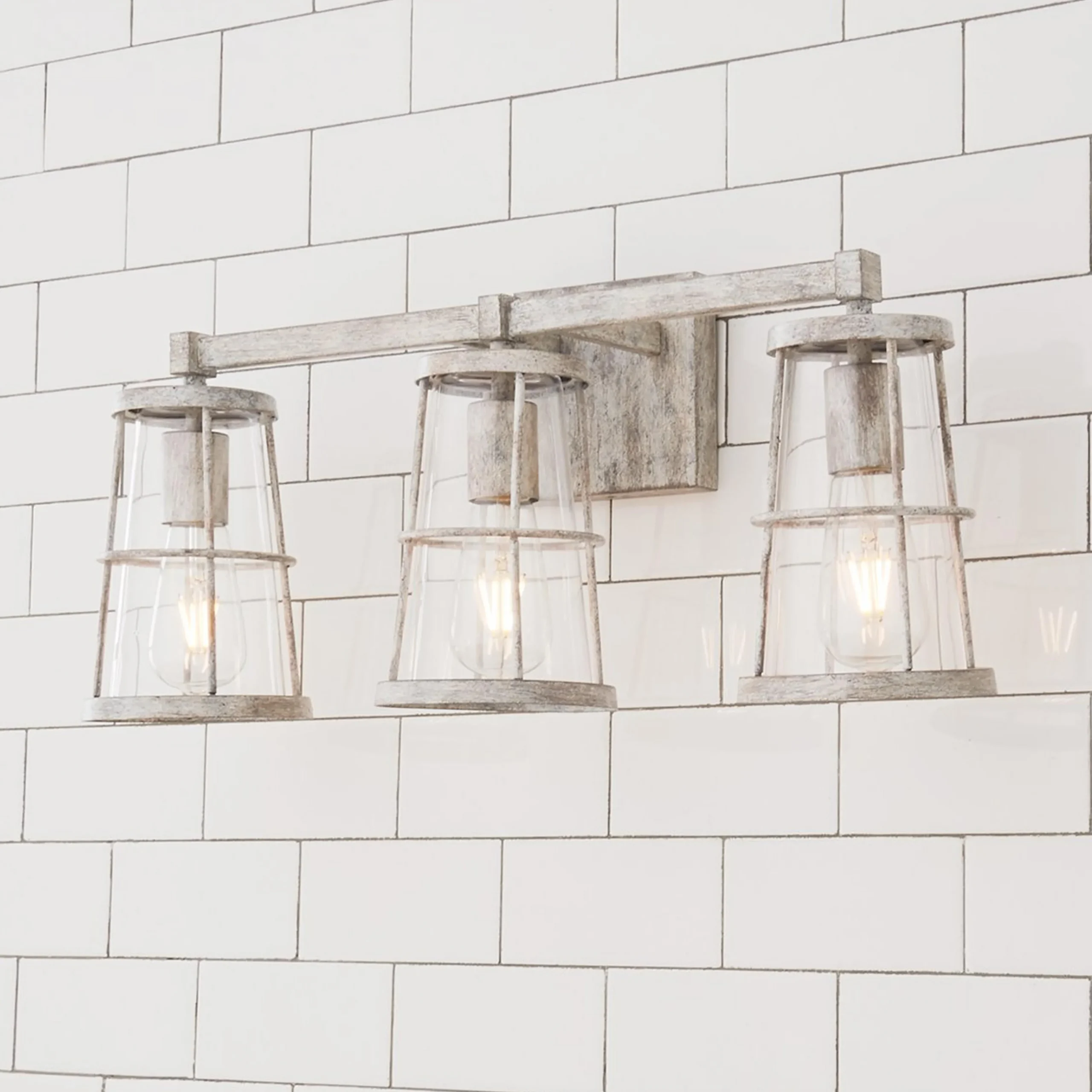 Coastal Cottage Vanity Light - 3 Light