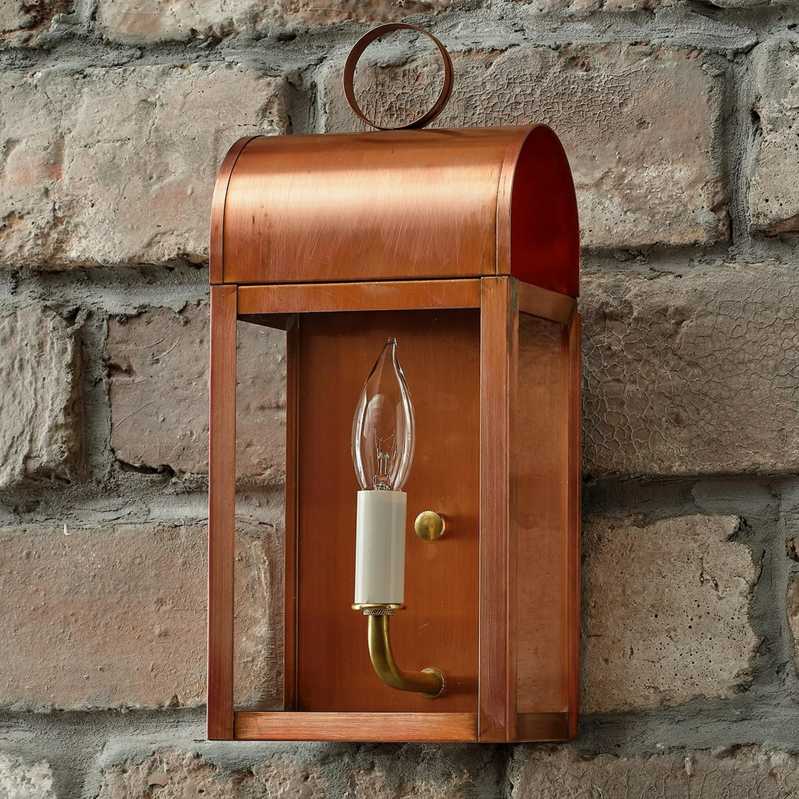 Colonial Metalcrafts Arched Outdoor Sconce - Small