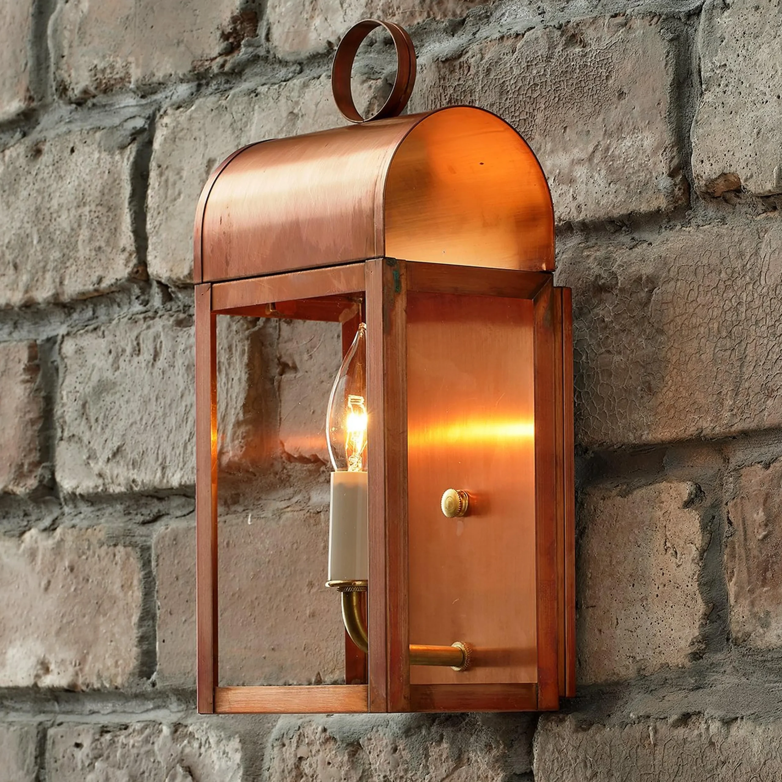 Colonial Metalcrafts Arched Outdoor Sconce - Small