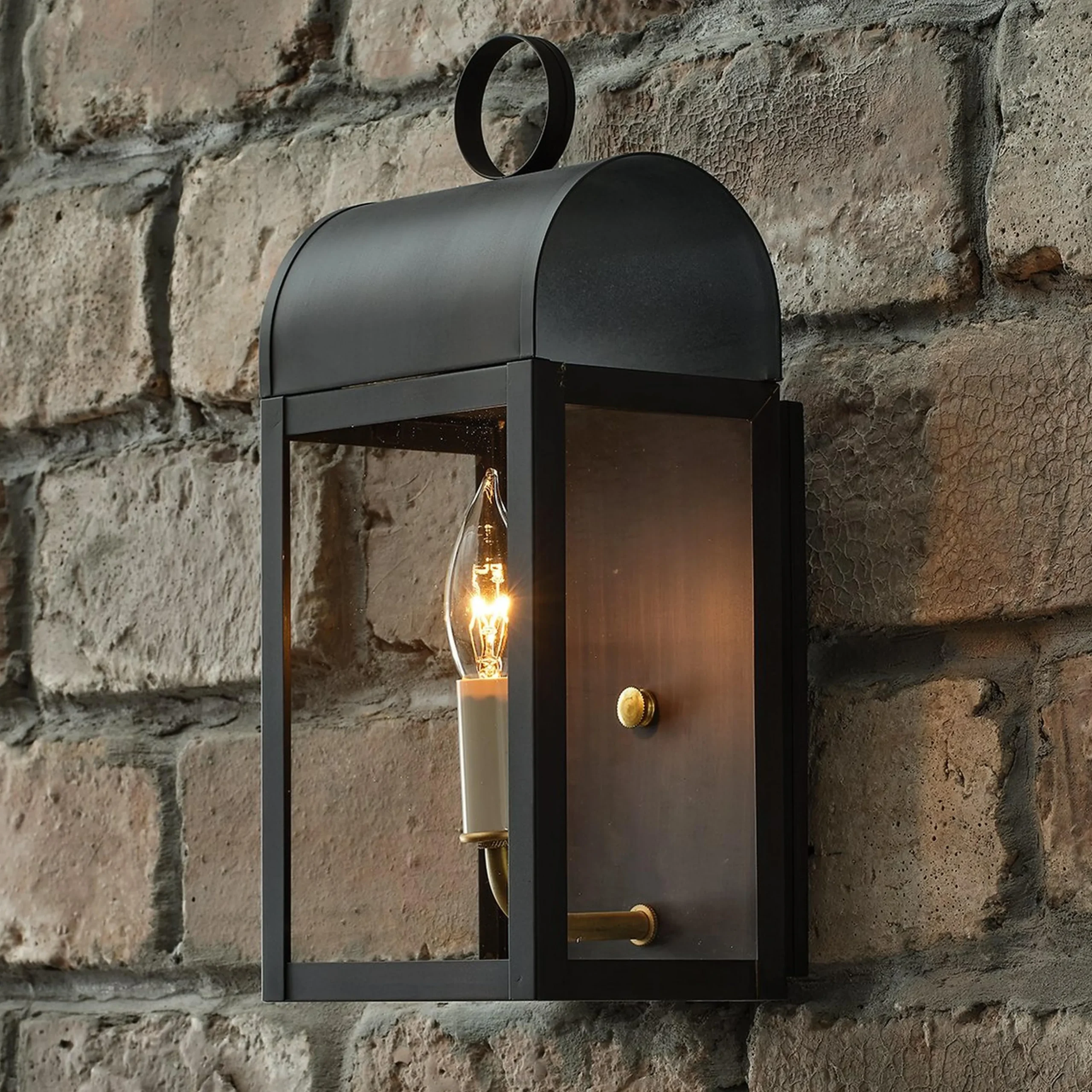 Colonial Metalcrafts Arched Outdoor Sconce - Small