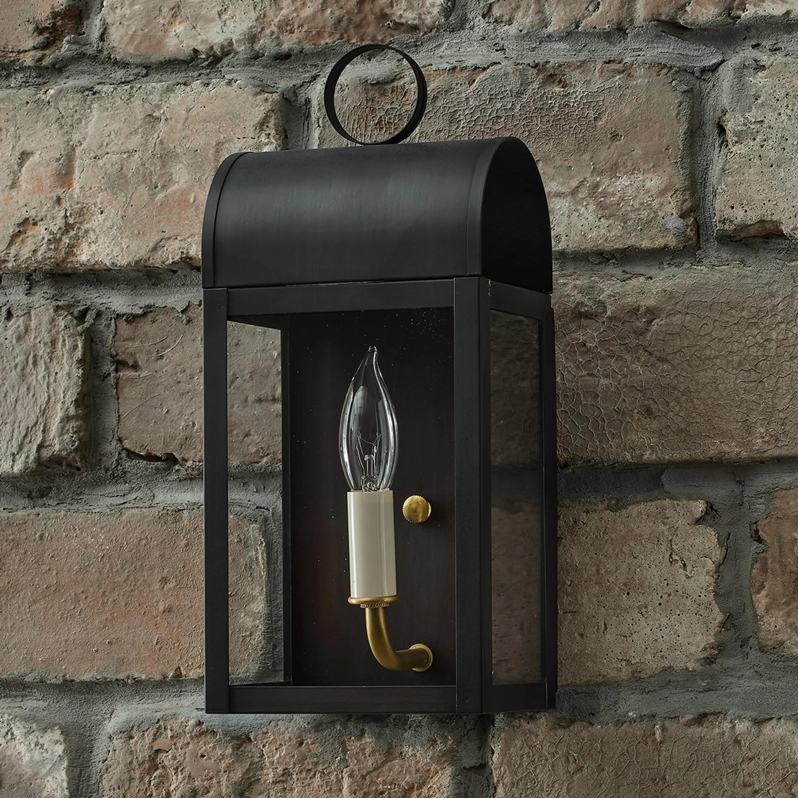Colonial Metalcrafts Arched Outdoor Sconce - Small